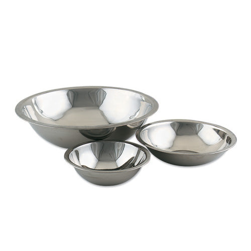 3 Qt Stainless Steel Mixing Bowl for Baking & Cooking - Culinary Essentials 859142 - Perfect for Mixing, Kneading & Serving