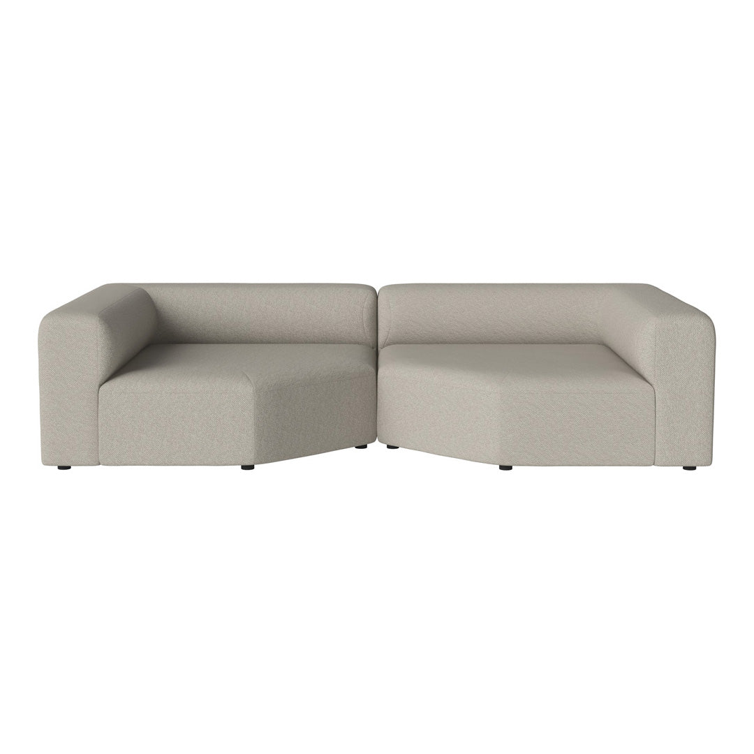 Angle 2 Seater Sofa - Modern Loveseat for Small Spaces | Perfect for Apartments, Living Rooms & Cozy Home Decor