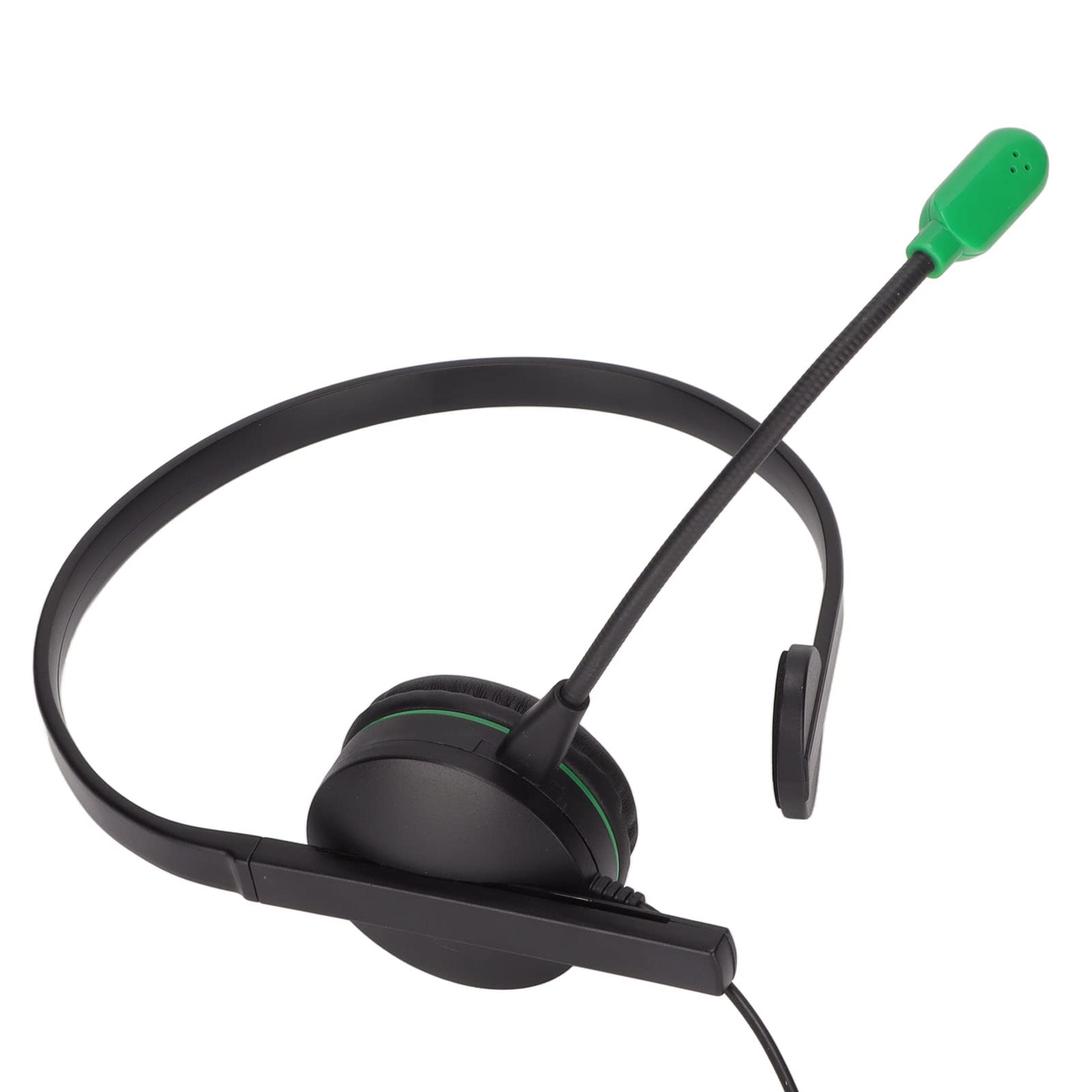 Gaming Headset for Chat with 3.5mm Jack Wired Microphone, Noise Cancelling & Volume Control - Compatible with PC, Laptop, Tablet, PSP, iOS Devices - Perfect for Online Gaming, Video Calls & Remote Work