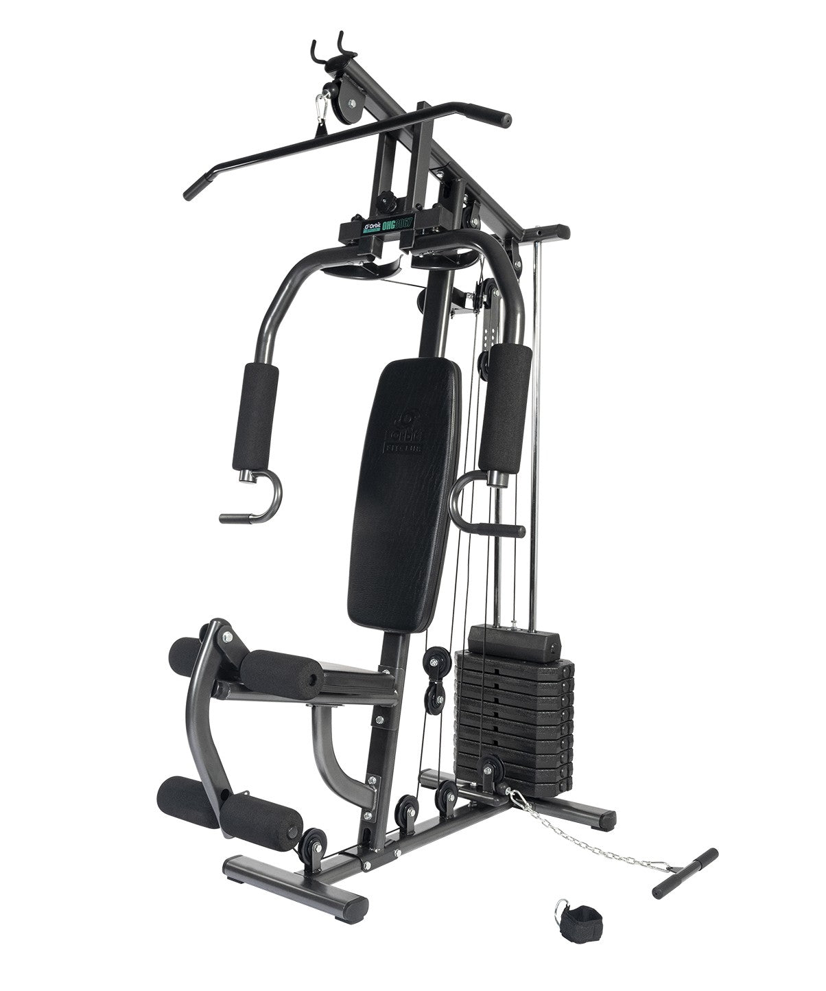 FitClub Home Gym Single Weight Stack - Compact Strength Training Equipment for Home Workouts | Perfect for Small Spaces & Full-Body Exercises