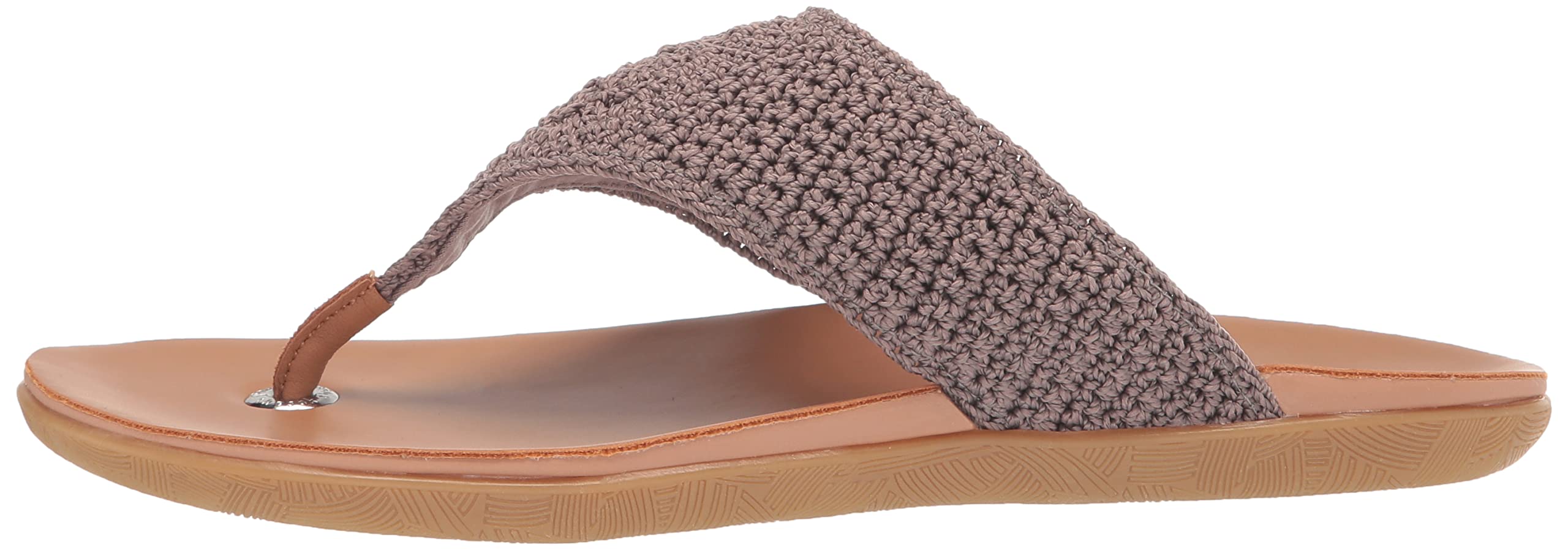 The Sak Shana Crochet Slip-On Thong Sandals for Women - Comfortable Boho Beach Sandals for Summer, Vacation & Casual Outings