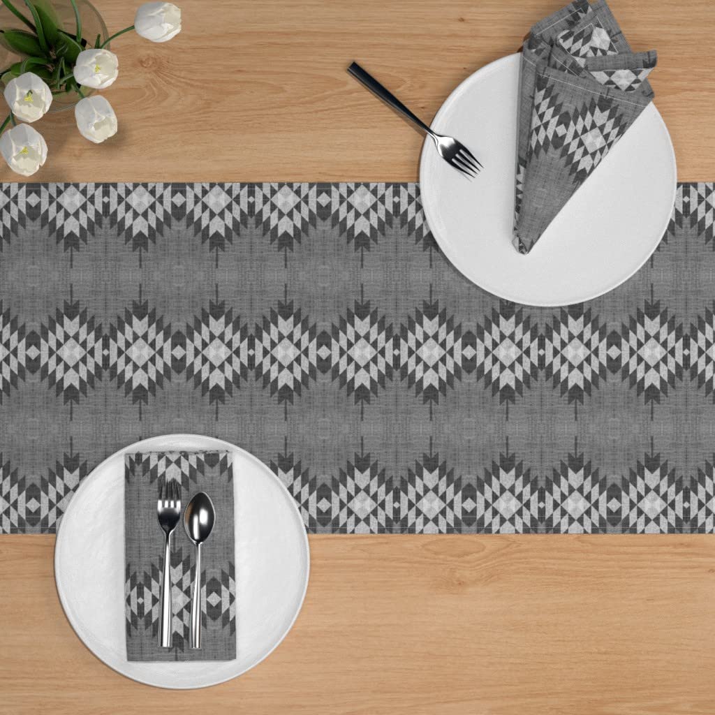 Custom Cotton Sateen Table Runner 90
