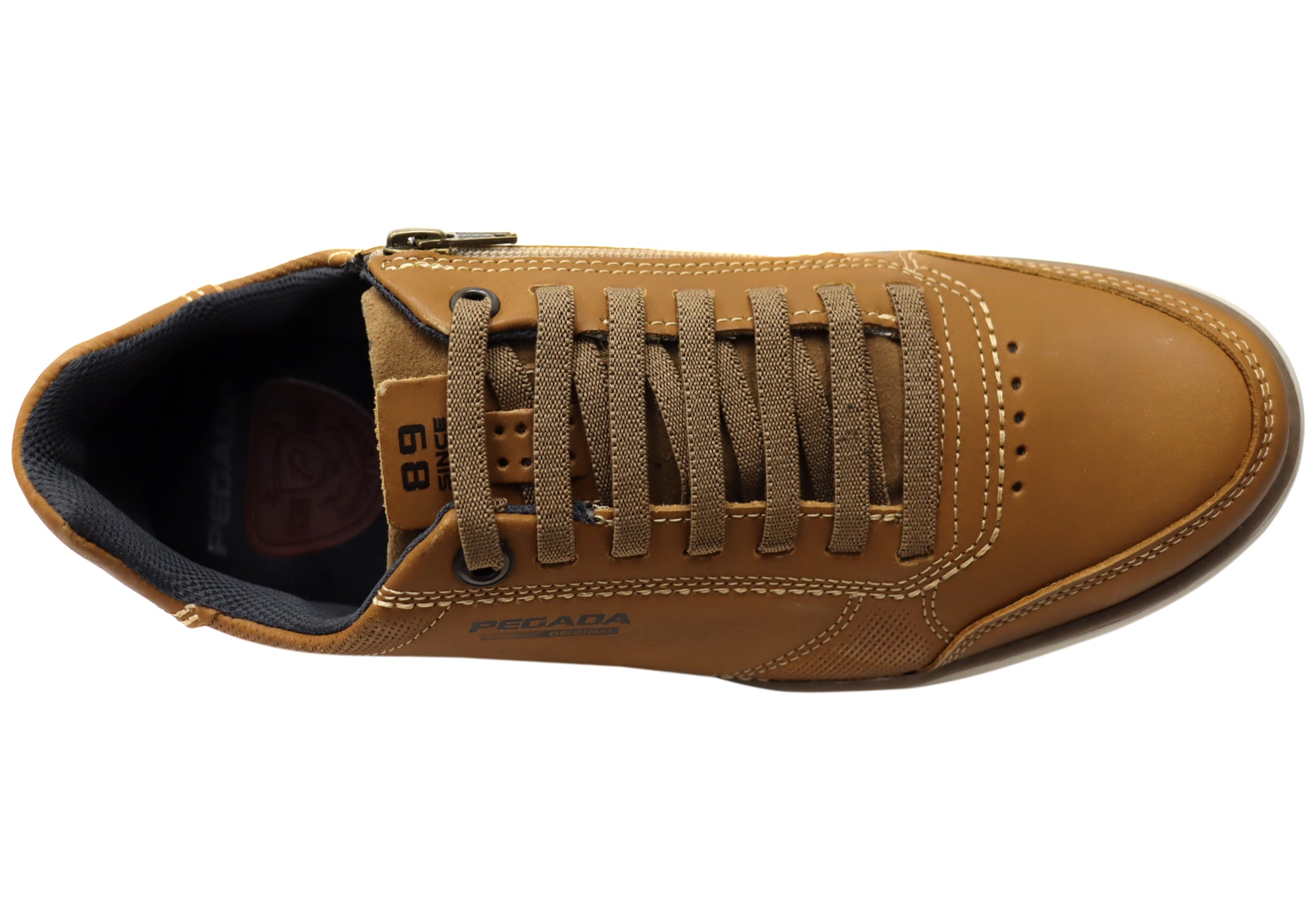 Premium Men's Leather Slip-On Loafers - Handcrafted in Brazil - Comfortable Casual Shoes for Work, Travel & Everyday Wear