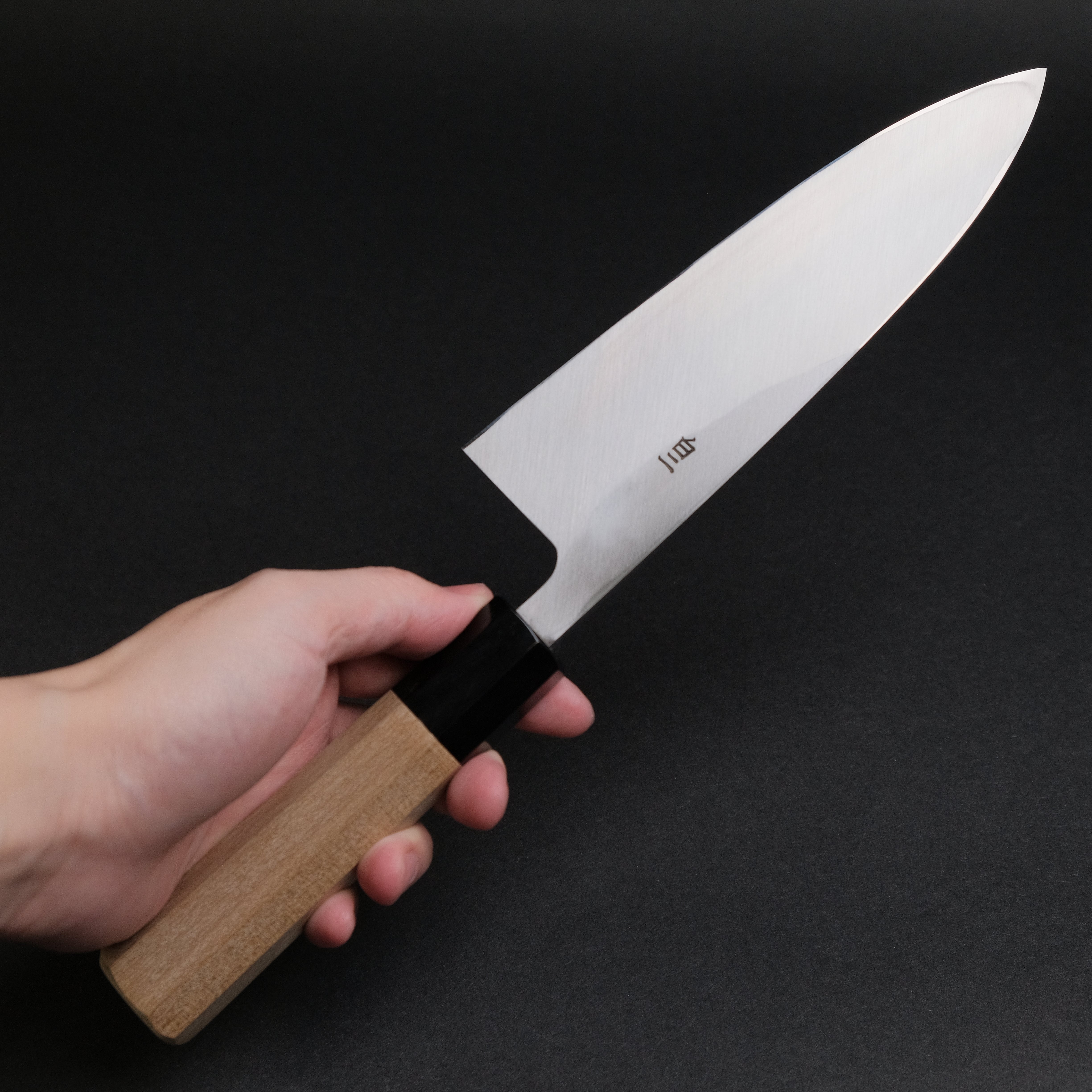 Hitohira Tanaka Manzo White #2 Deba Knife 165mm - Japanese Ho Wood Handle with Saya - Perfect for Sushi, Filleting Fish & Precision Cutting