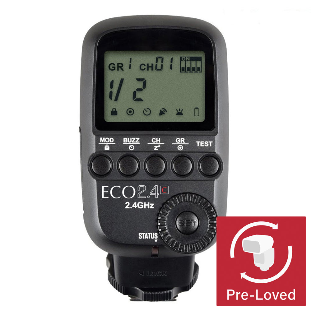 PiXAPRO ® ECO 2.4GHz Wireless Flash Trigger for Canon Cameras - Perfect for Studio Photography, Outdoor Shoots & Event Coverage