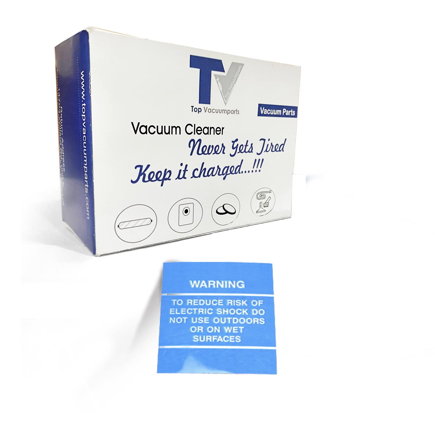 Original Kirby Vacuum Cleaner Scuff Plate Replacement Part #112080S - Blue Decal - Perfect for Home Cleaning & Maintenance