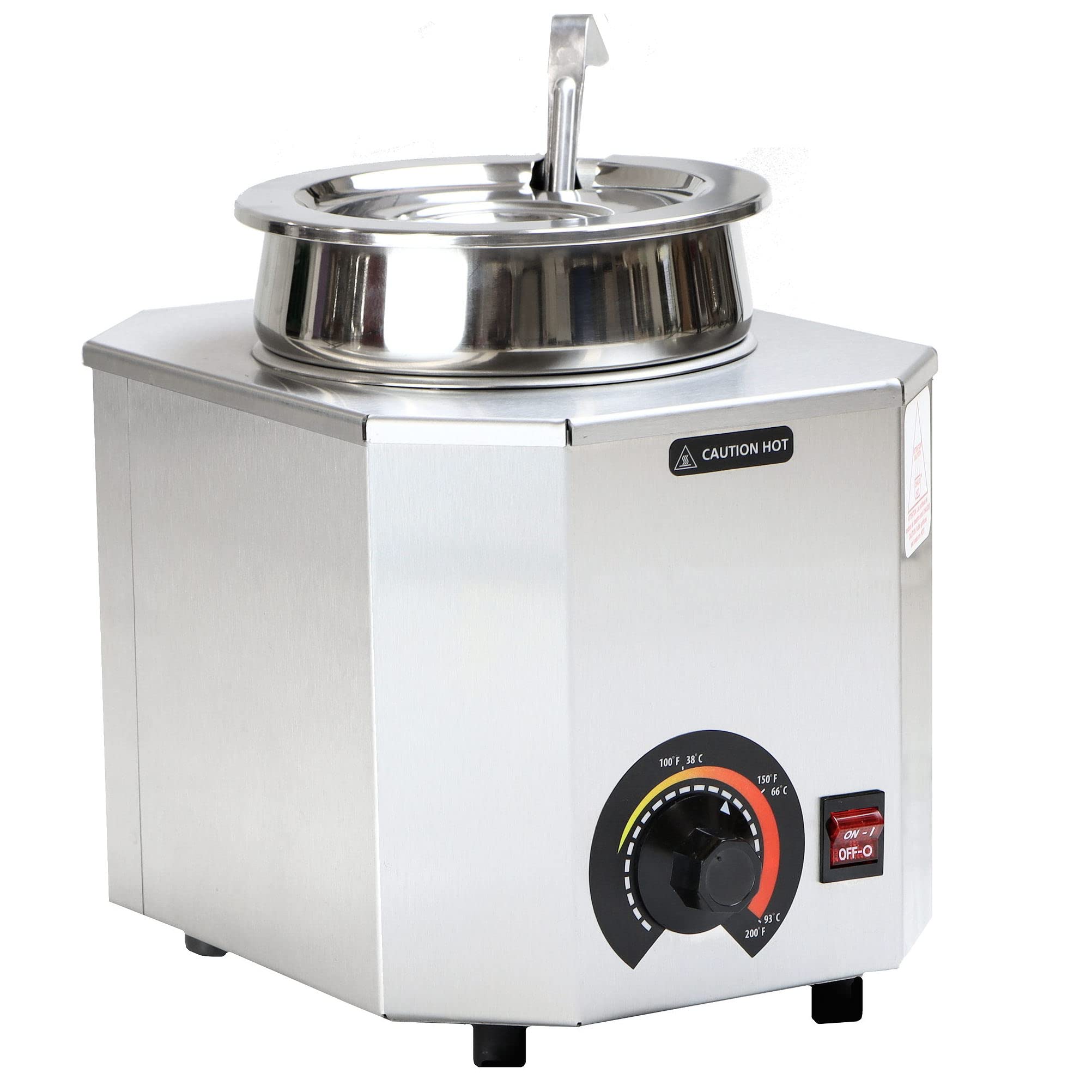 Paragon Pro-Deluxe No.10 Stainless Steel Ladle Unit Can Warmer - Commercial Kitchen Equipment for Restaurants, Catering & Food Service