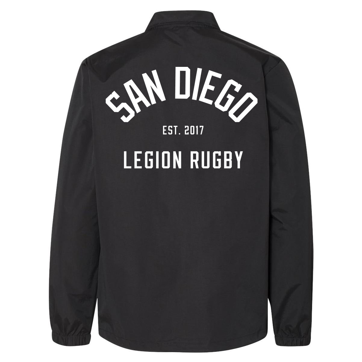 SD Legion Coaches Jacket - Lightweight Windbreaker for Men & Women - Perfect for Running, Hiking & Outdoor Sports