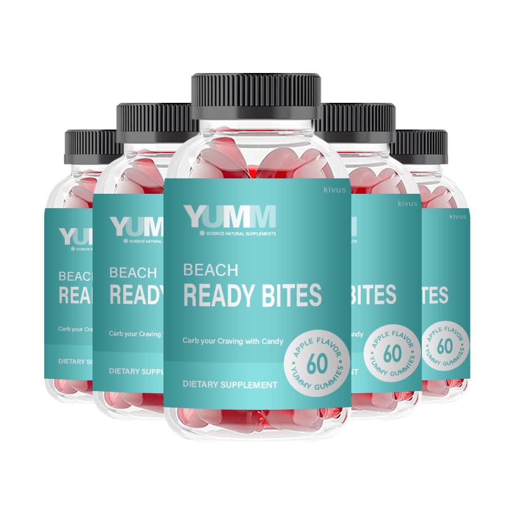 (5 Pack) Yumm Gummies - Apple Cider Vinegar Gummy Vitamins for Weight Loss & Digestion - 300 Count - Supports Energy & Immune Health - Perfect for Beach Body Prep & Daily Wellness Routine