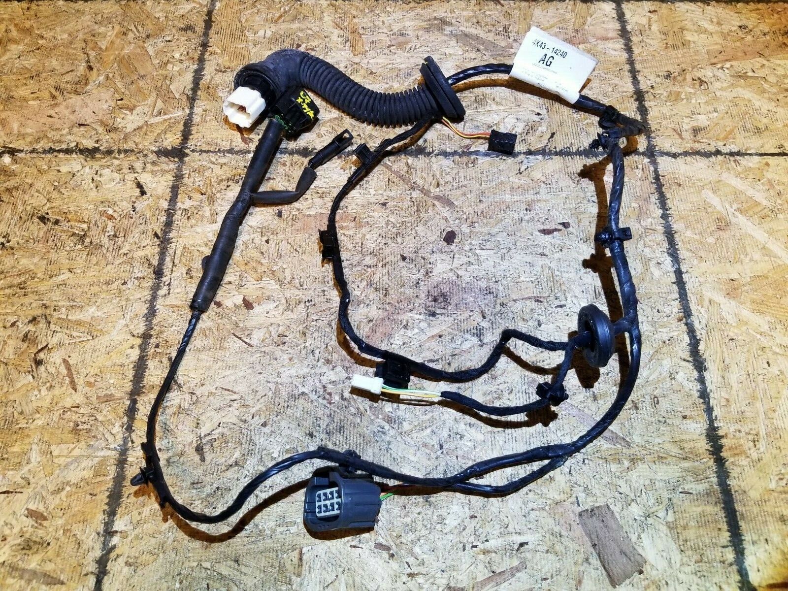 02 08 Jaguar X-Type Rear Passenger Right Side Door Wire Harness OEM 86k - Perfect for Electrical Repairs & Car Maintenance