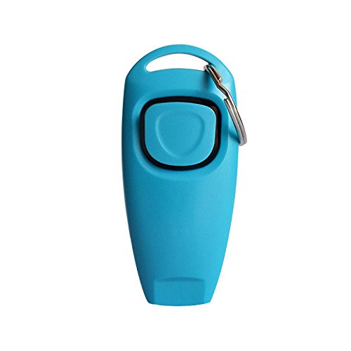 Premium Dog Training Clicker with Whistle - 2-in-1 Pet Clicker for Cats, Dogs & Birds | Stop Barking, Teach Commands (Sit, Fetch, Recall) | Durable Red Training Tool for Home & Outdoor Use