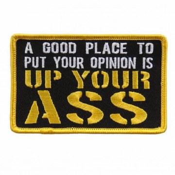 Custom Color Opinion Patch - Express Your Style with Iron-On & Sew-On Patches for Jackets, Bags & Hats | DIY Fashion Accessories for Teens & Adults