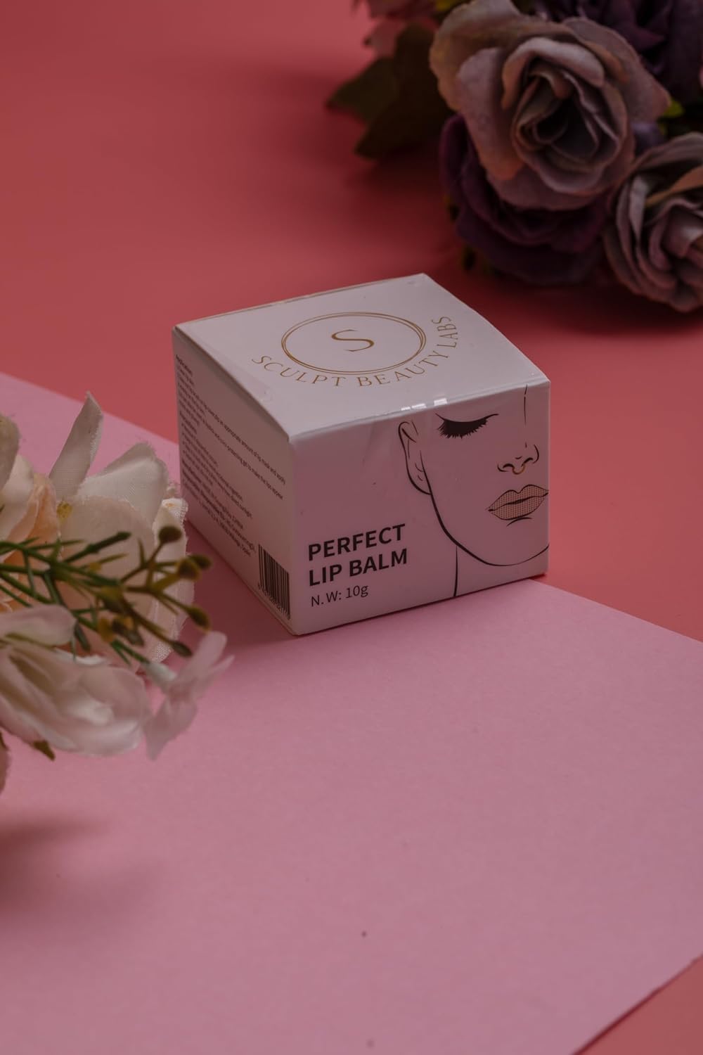 Best Hydrating Lip Balm with Rose Oil & Vitamin E - Moisturizes & Shines Dry Lips - Perfect for Daily Lip Care & Winter Protection - Pink Tinted Lip Moisturizer