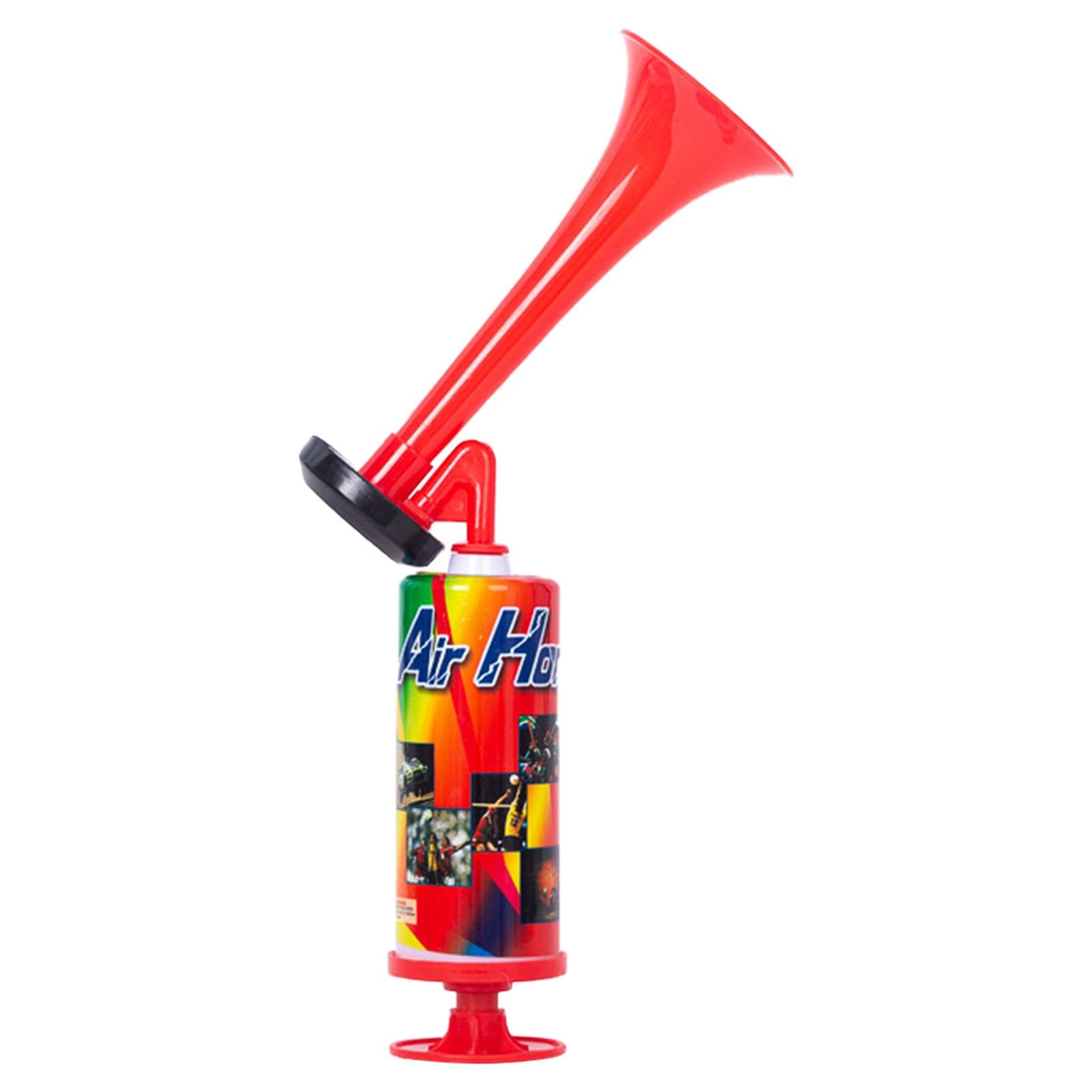 Portable Sports Mist Horn with Loud Sound & Air Pump - Manual Mini Hand Pump Air Horn for Car, Boat, Sports Events & Camping - Perfect for Outdoor Activities, Emergency Alerts & Team Cheering