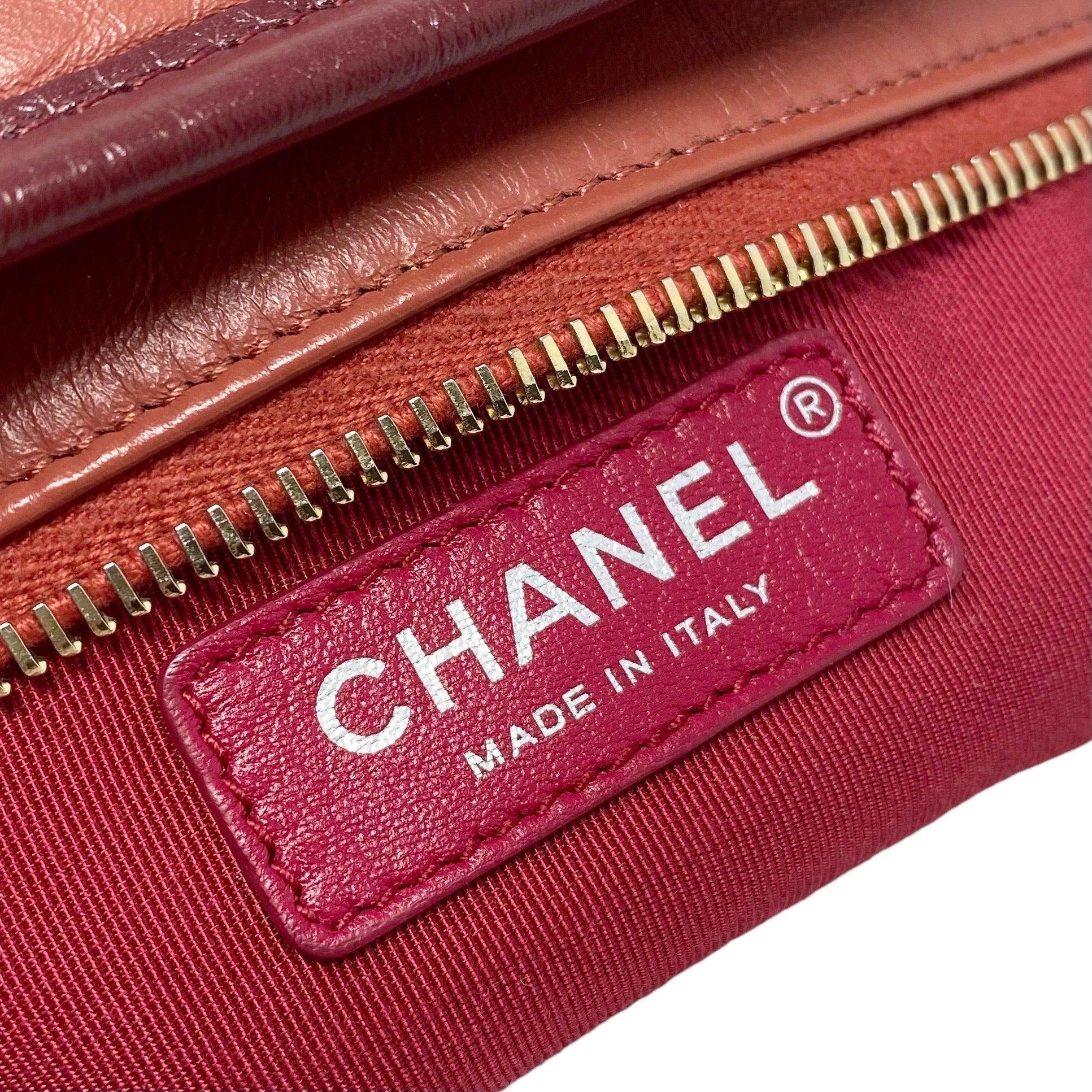 Chanel Small Gabrielle Bag in Salmon Aged Calfskin - Luxury Crossbody Purse for Women, Perfect for Date Night & Special Occasions