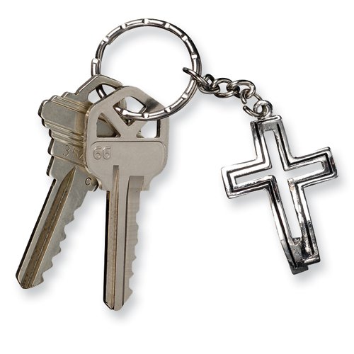 Retractable Keychain Reel - Durable All-Metal Design (2-inch Diameter, 9-inch Chain) for Keys, Badges & Work ID Cards | Heavy Duty Key Holder for Office, Home & Car Use
