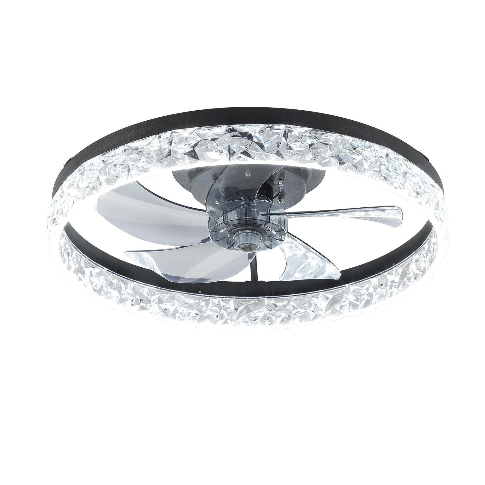 Dimmable LED Ceiling Fan with Light - Modern Energy Efficient Ceiling Fan for Living Room, Bedroom, and Office