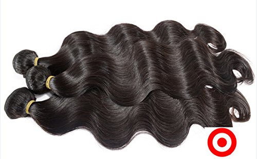 Junhair 4Pcs Virgin Philippines Remy Human Hair Weaves - 3 Bundles + 4x4 Closure, Mixed Length Body Wave Natural Color | Perfect for Salon Styling, Extensions & Everyday Glam