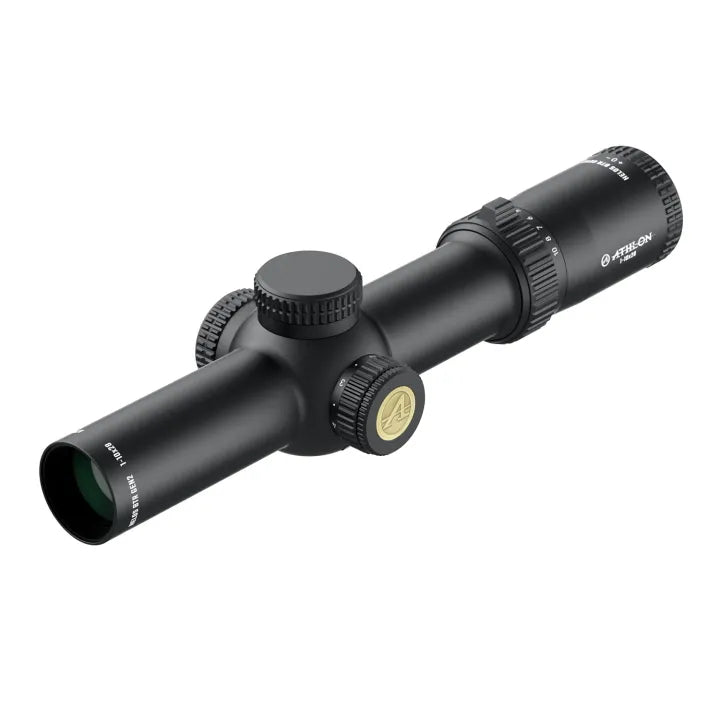 Athlon Helos BTR GEN 2 1-10x28mm SFP Rifle Scope with ATMR4 Reticle, 34mm Tube, MOA Adjustments & Illumination - Perfect for Tactical Shooting, Hunting, and Long-Range Precision