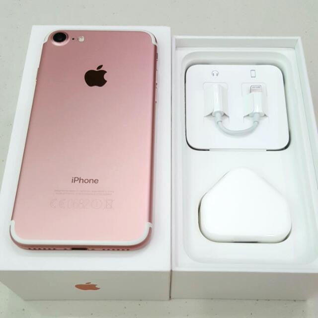 Apple iPhone 7 128GB Unlocked Smartphone - Rose Gold Color | Water Resistant, 12MP Camera, 4K Video | Perfect for Travel, Business & Daily Use