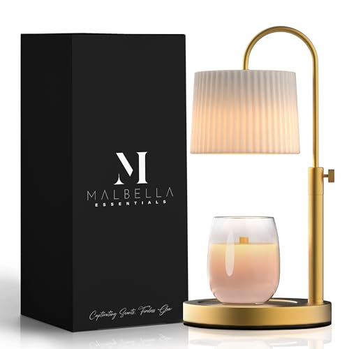 White Lampshade, Gold Metal Frame