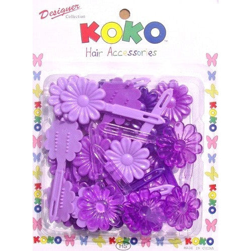 Blossom Hair Clips & Barrettes for Women & Girls - Floral Hair Accessories for Wedding, Party & Everyday Use