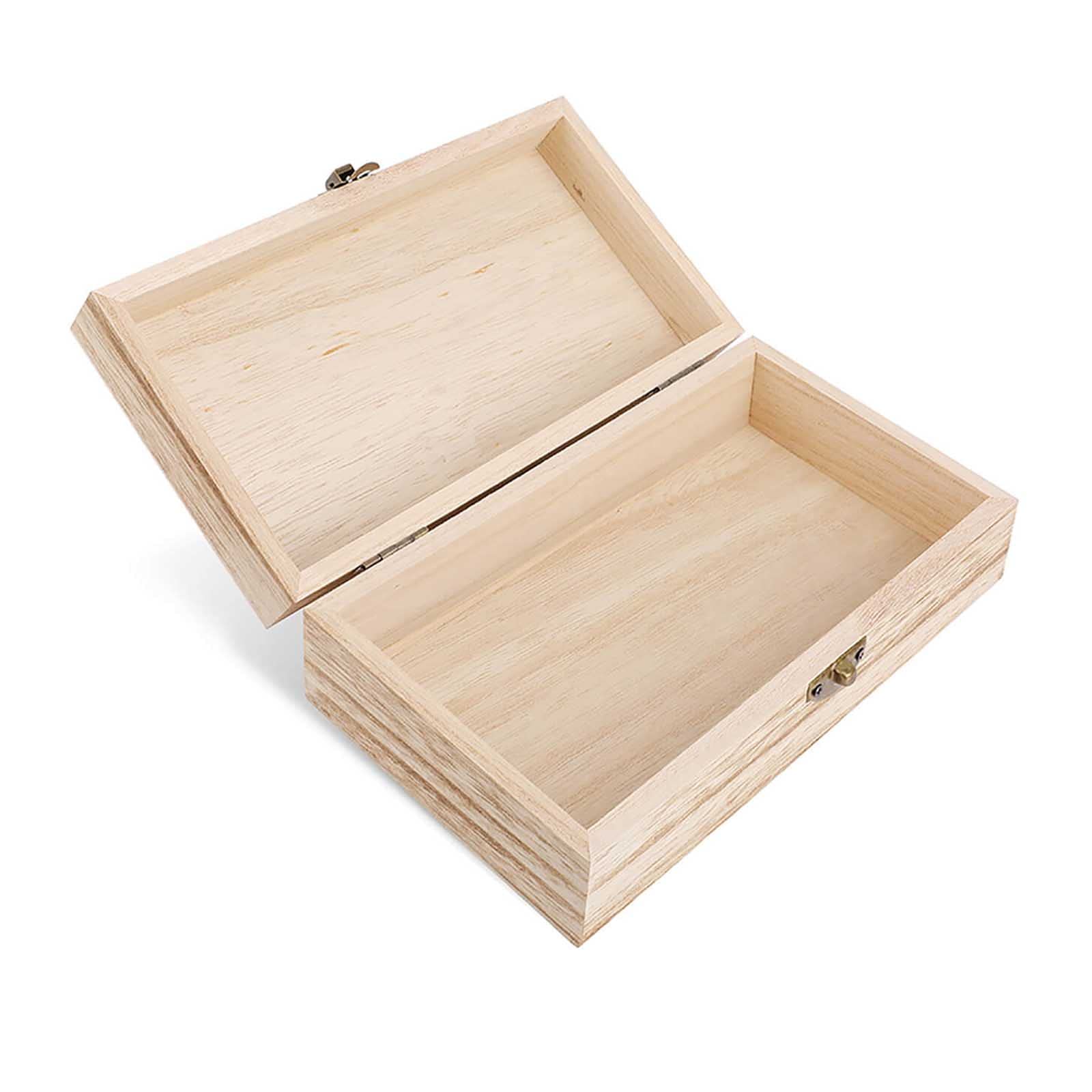 Adorable Axolotl Wooden Storage Box - 7.9'' x 3.7'' x 2.3'' Hinged Lid Jewelry Organizer with Front Clasp - Perfect for Keepsakes, Rings & Small Treasures - Great Gift for Kids & Collectors