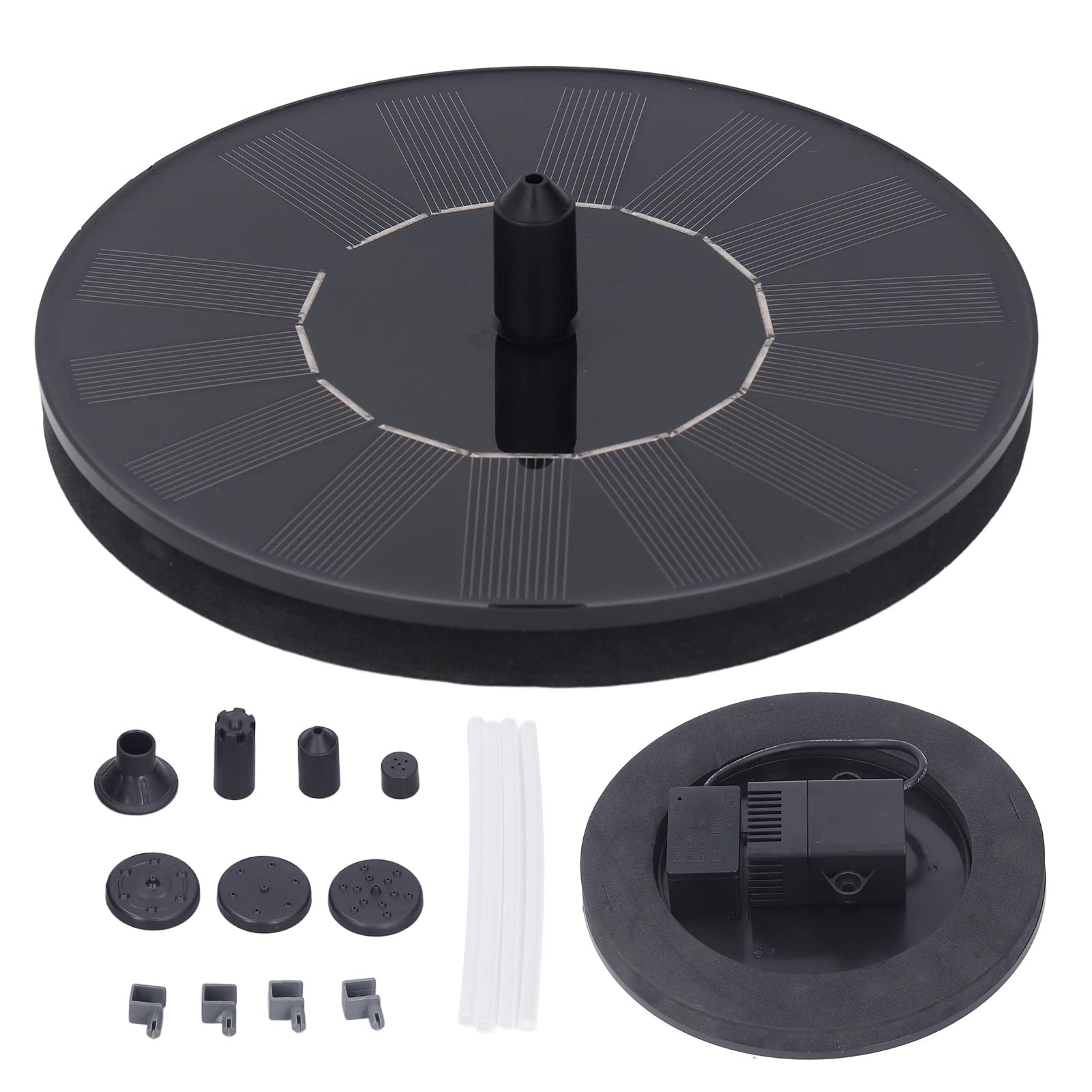Solar Fountain Pump for Small Ponds & Fish Tanks - 7V 1.4W ABS Solar Powered Water Circulation Pump | Perfect for Garden Decor, Bird Baths, and Outdoor Water Features