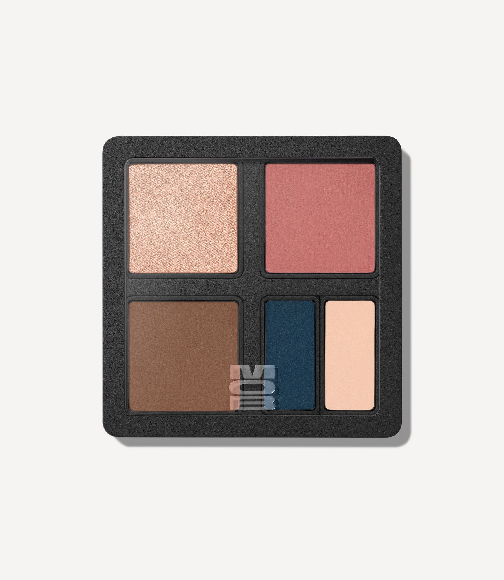 MOB Beauty Refillable Magnetic Eyeshadow Palette with 4 Customizable Spaces - Perfect for Travel & Professional Makeup Artists