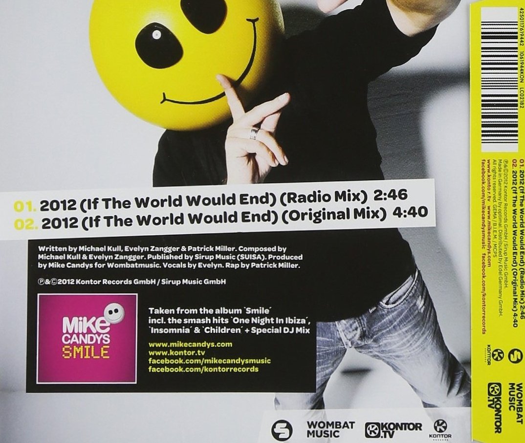 2012 - If the World Would End (2 Tracks) - Apocalypse Themed Music for Movies, Gaming & End Times Preparation