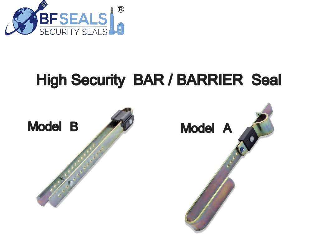 Heavy Duty Cargo Door Lock Bar - 5-Piece Steel Shipping Container Lock for Semi Trailer Trucks | Model BF-10BA18 with Numbered Barcode | Secure Barrier for Logistics & Transport | Fast USA Shipping