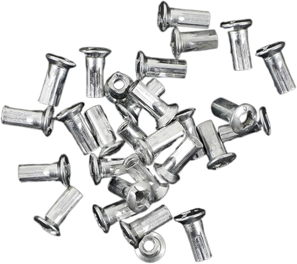 10G Silver Carbon Steel E-Bike Spokes 3.0mm x 55-305mm with Nipples - Compatible with Electric Bicycles & Brushless DC Hub Motors - Perfect for Commuting, Mountain Biking & E-Bike Upgrades