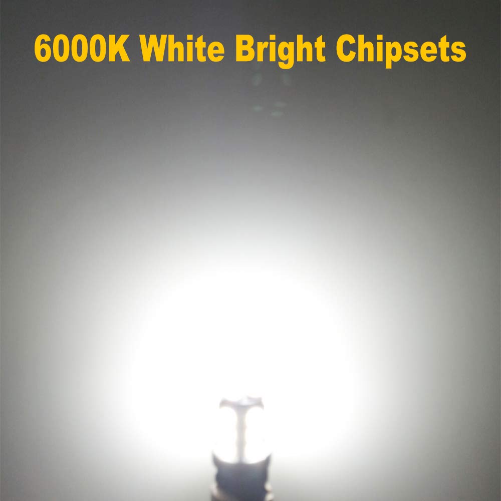GIVEDOUA 7443 LED Brake Bulbs - Super Bright 18SMD 5050 Chips - Compatible with 7440, T20, 992, 7441, 7444 Models - Perfect for Brake Lights, Reverse Lights & Tail Lights (Pack of 10) - Ideal for Cars, Trucks & SUVs