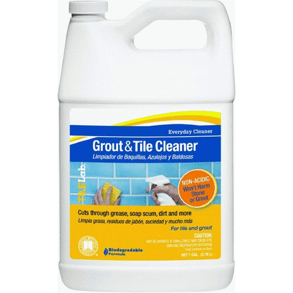 TileLab Grout & Tile Cleaner Kit - 3 Pack for Bathroom, Kitchen & Shower Cleaning - Removes Stains, Dirt & Grime for Sparkling Surfaces