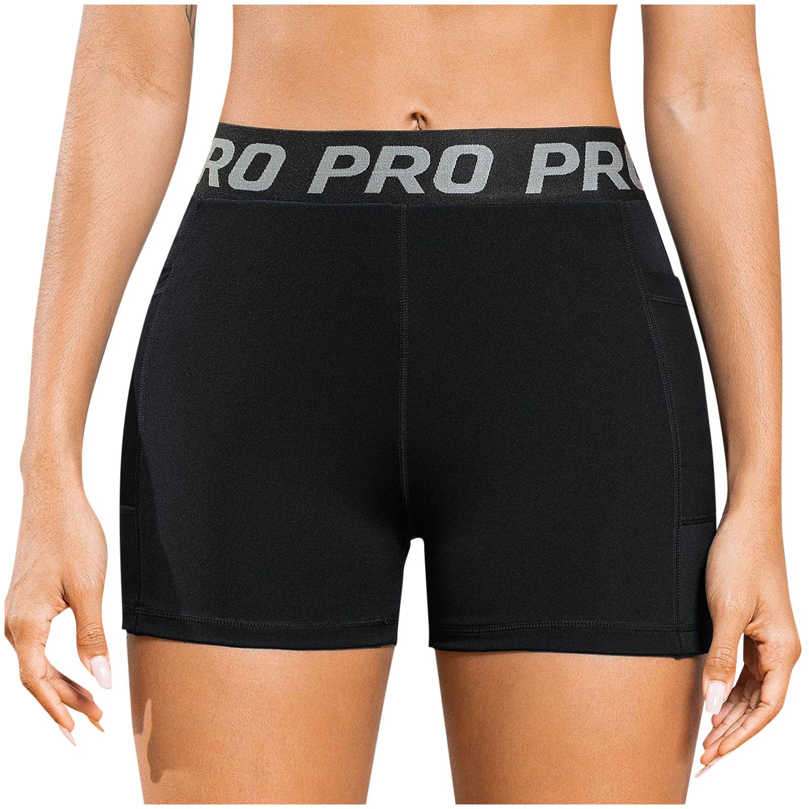 Women's High Waisted Biker Shorts - Stretchy Gym Yoga Running Workout Leggings with Pockets | Trendy Athletic Wear for Fitness, Cycling & Lounge