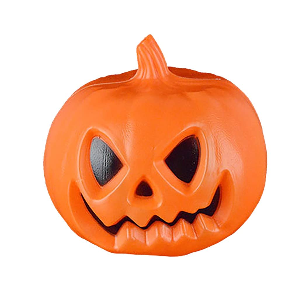 Halloween Pumpkin Lamp with Voice Activation - Oversized LED Night Light for Kids, Boys & Girls - Spooky Halloween Decorations, Party Supplies & Room Crafts - Perfect for Trick-or-Treating & Haunted House Themes