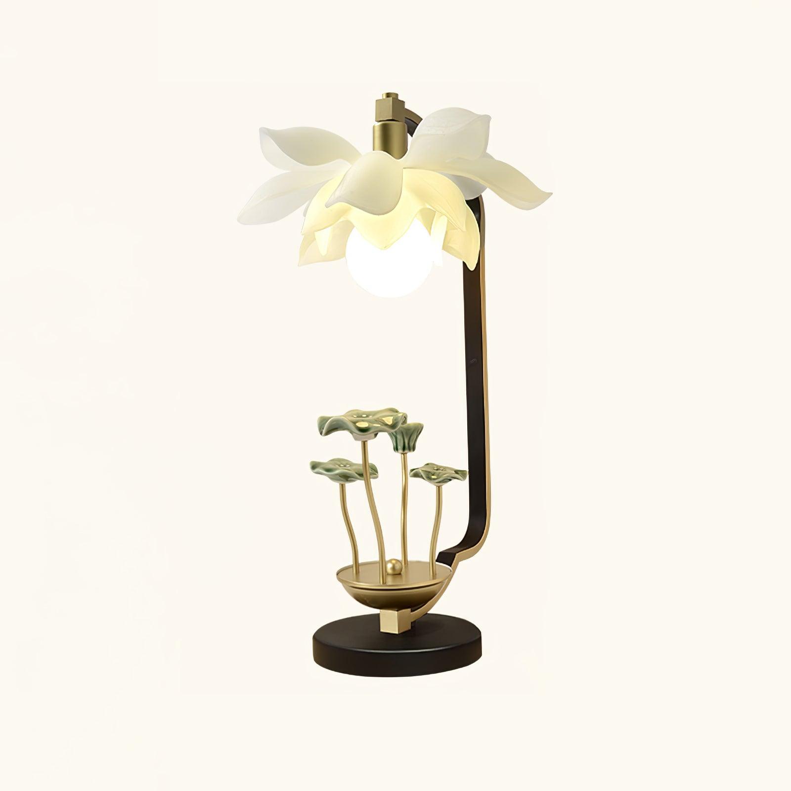 Modern Lotus Table Lamp - Elegant Bedside & Living Room Lighting for Home Decor - Perfect for Bedrooms, Offices, and Cozy Reading Nooks