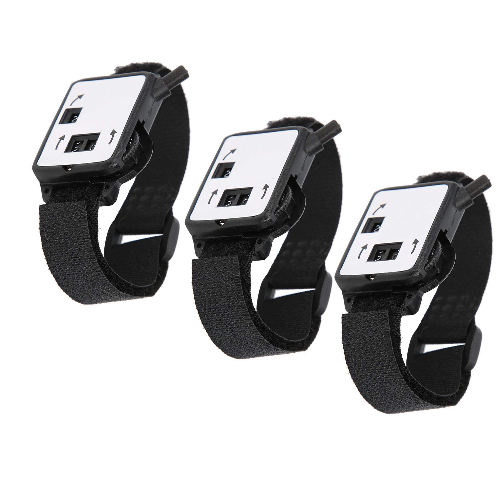 Golf Score Counter Watch - 3-Piece Manual Dial Indicator Set, Small & Portable for Golf Enthusiasts | Track Scores Easily on the Course | Perfect for Golf Tournaments & Practice Rounds
