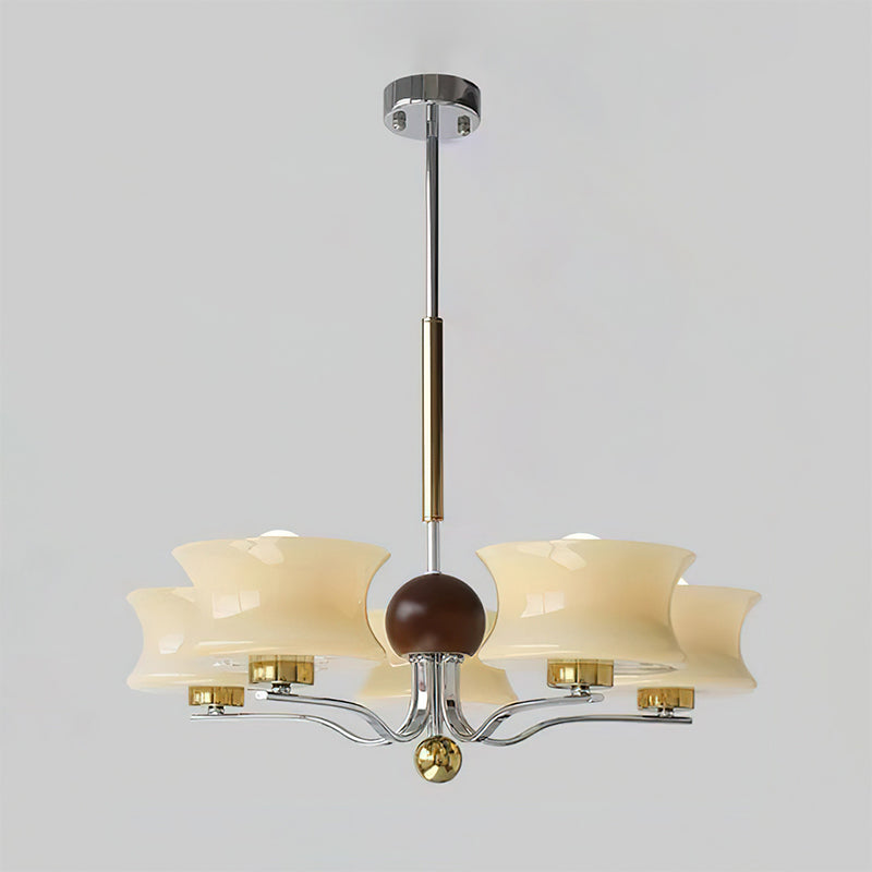 Anath Modern Chandelier - Elegant Crystal Ceiling Light Fixture for Dining Room, Living Room, Bedroom | Perfect for Home Decor, Wedding & Party Lighting