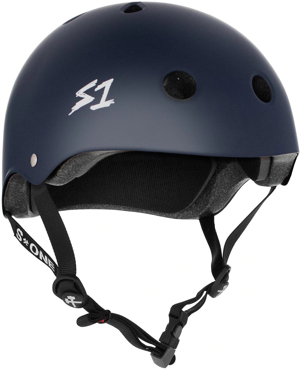 S1 Mega Lifer Helmet - Navy Matte Finish - Certified Skateboard & Bike Helmet for Adults & Kids - Perfect for Skateboarding, BMX, Scooter & Outdoor Sports
