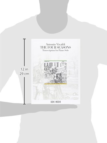 Vivaldi The Four Seasons Piano Solo Sheet Music - Antonio Vivaldi Transcription for Classical Music Lovers - Perfect for Piano Practice & Concert Performance