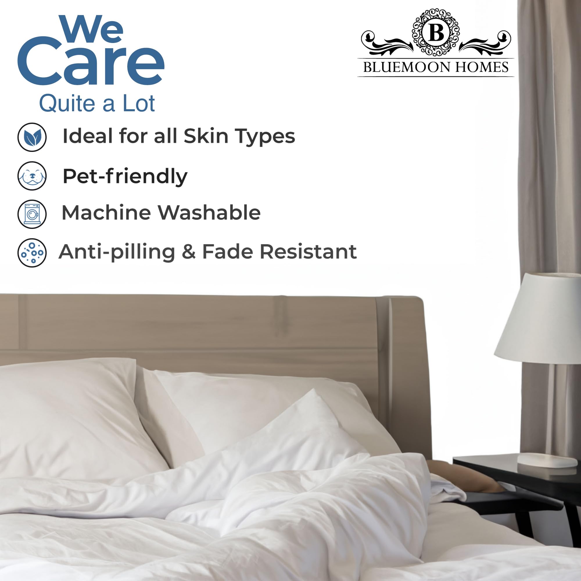 Premium 1000 Thread Count Egyptian Cotton Duvet Cover King Size Set - 3 Piece (1 Duvet Cover + 2 Pillow Shams) | Long Staple, Silky Soft & Breathable with Zipper Closure | All Season Luxury Bedding for Comforters in Silver Grey | Perfect for Master Bedroom, Guest Room & Hotel Style Decor