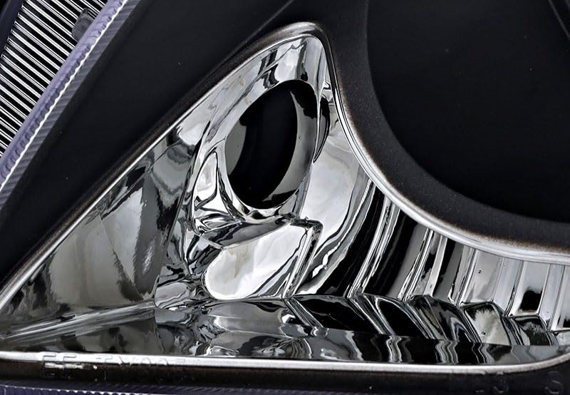 Scion tC Headlights Lamps Set - Halogen Black Trim for 2005-2007 Models - Driver & Passenger Side - Perfect for Night Driving & Car Upgrades