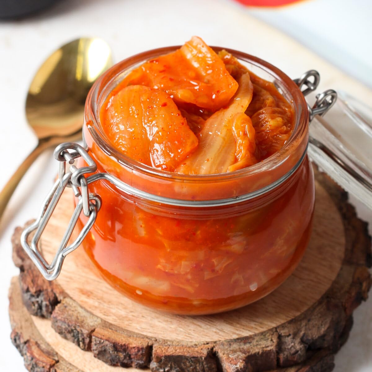 Urban Platter Korean Kimchi 350g - Authentic Traditional Vegan Kimchi from Korea | Shelf-Stable, Preservative-Free | Perfect for Bibimbap, KBBQ & Korean Cooking