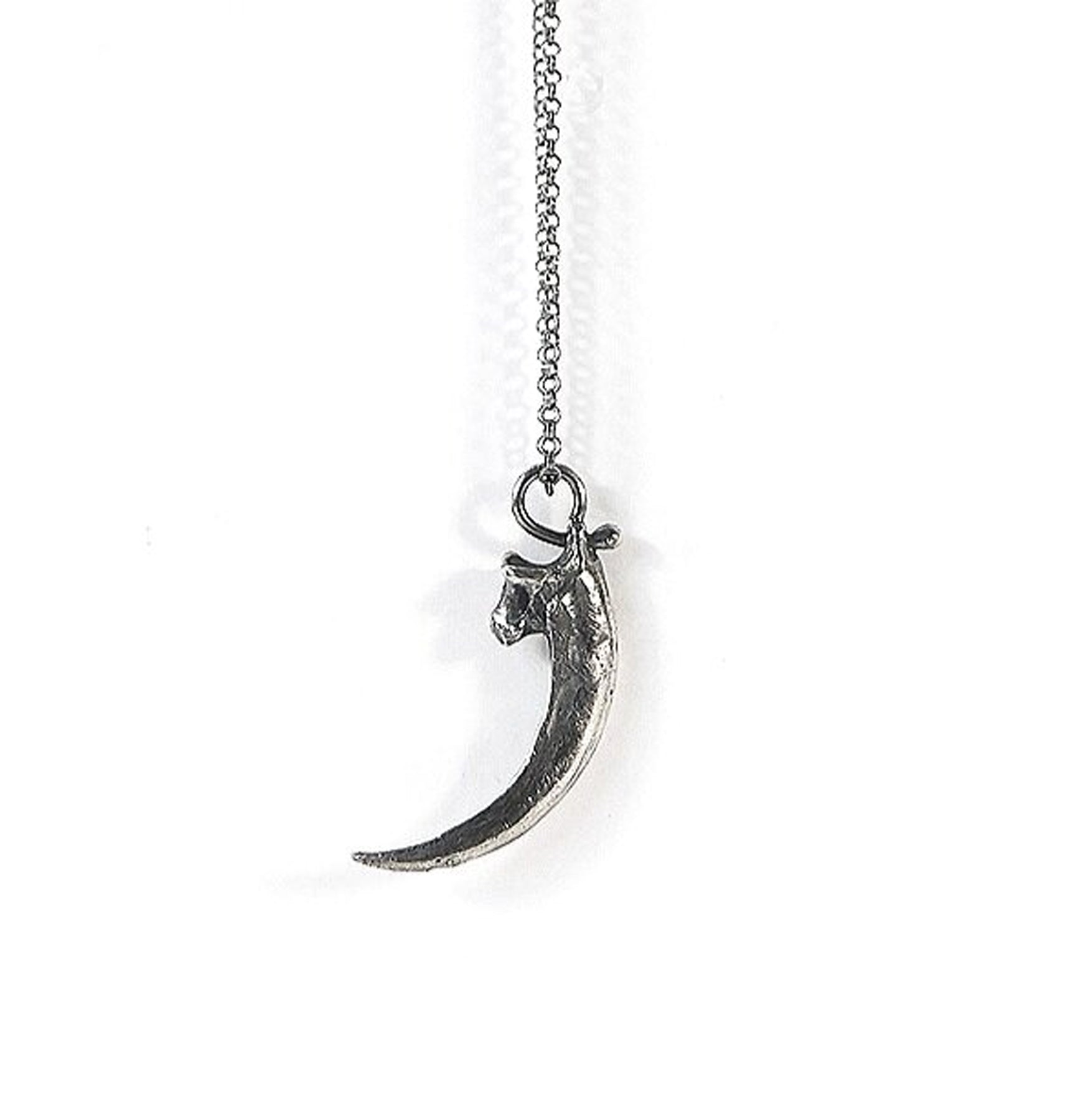 Raven Talon Sterling Silver Pendant Necklace for Women - Gothic Jewelry for Everyday Wear & Special Occasions