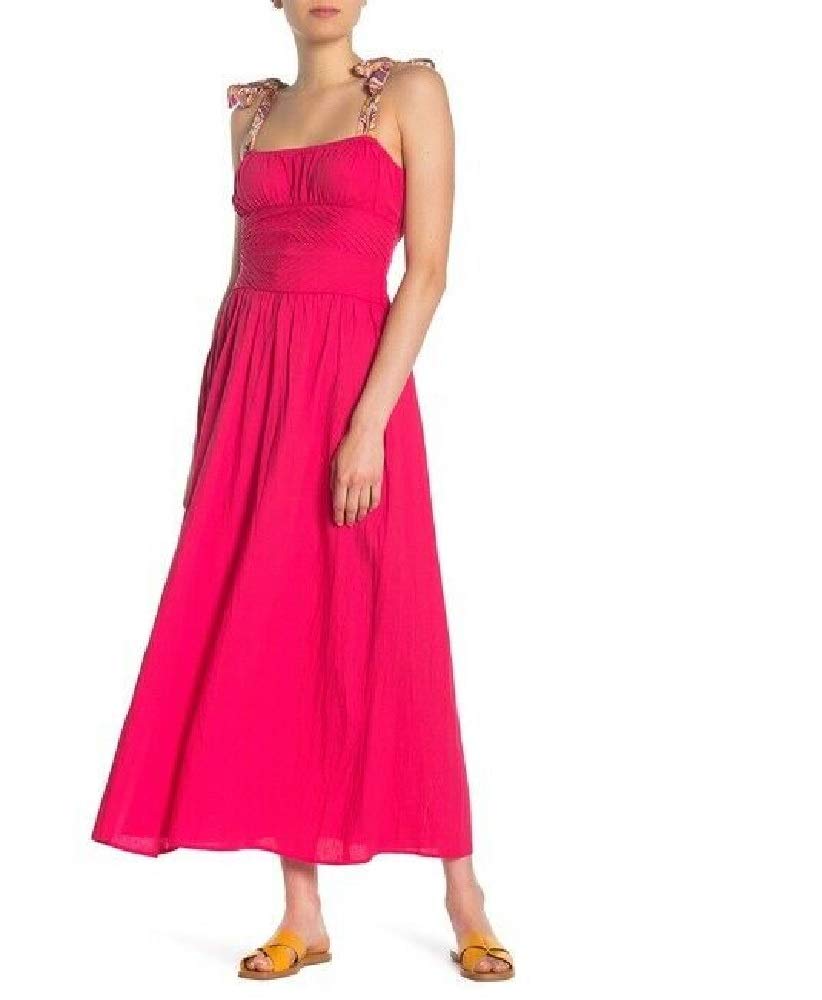 Free People Women's Santorini Maxi Dress - Flowy Boho Summer Beach Dress with Side Slit | Perfect for Vacations, Weddings & Date Nights