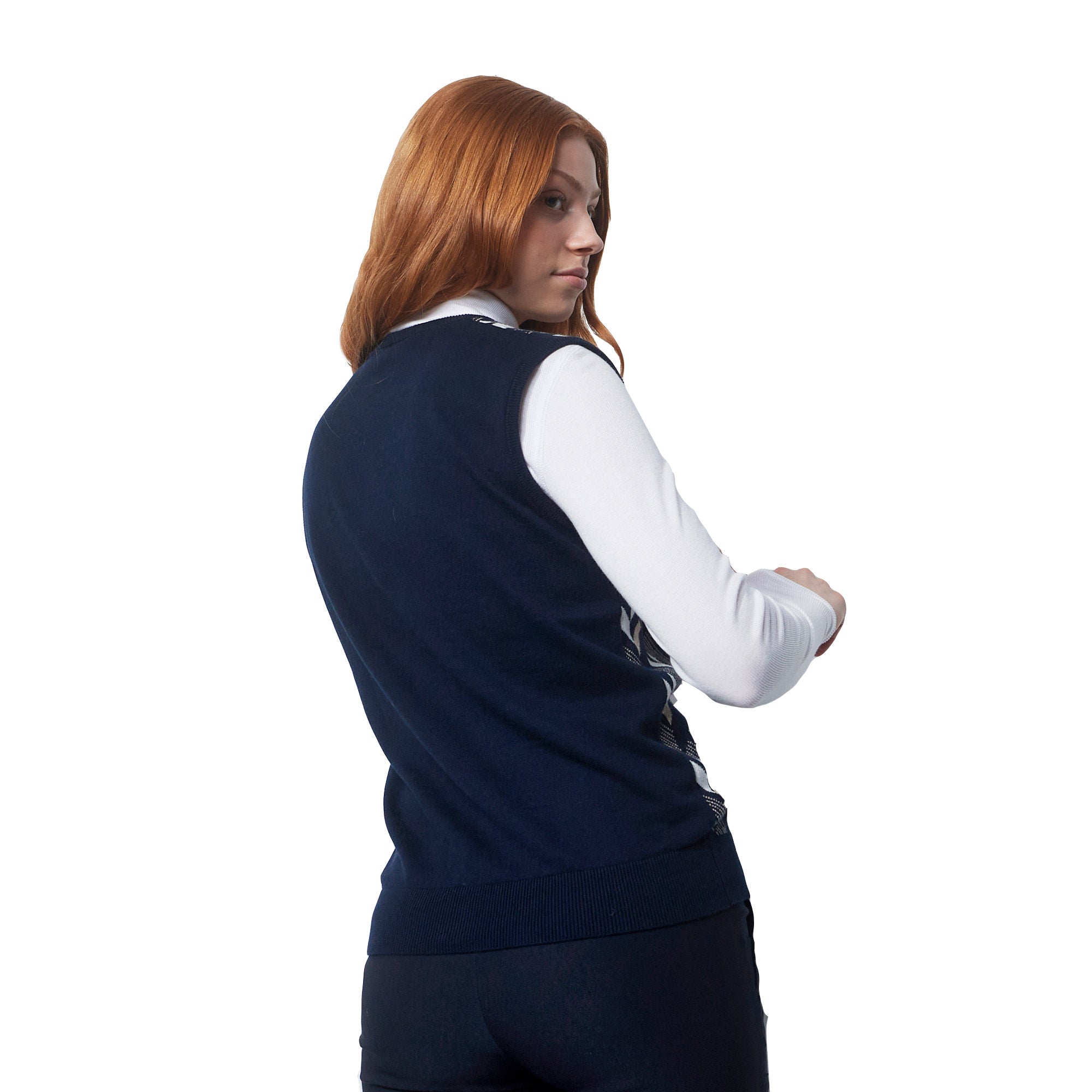 Women's V-Neck Golf Vest - Breathable & Lightweight for Daily Sports & Outdoor Activities - Perfect for Golf, Running & Casual Wear