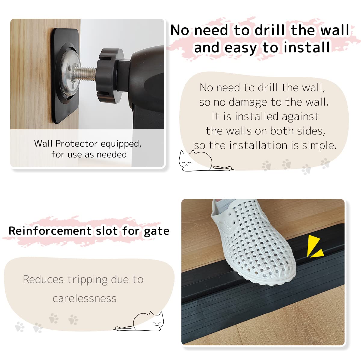 Lumizone Extra Tall Cat Gate 61.02