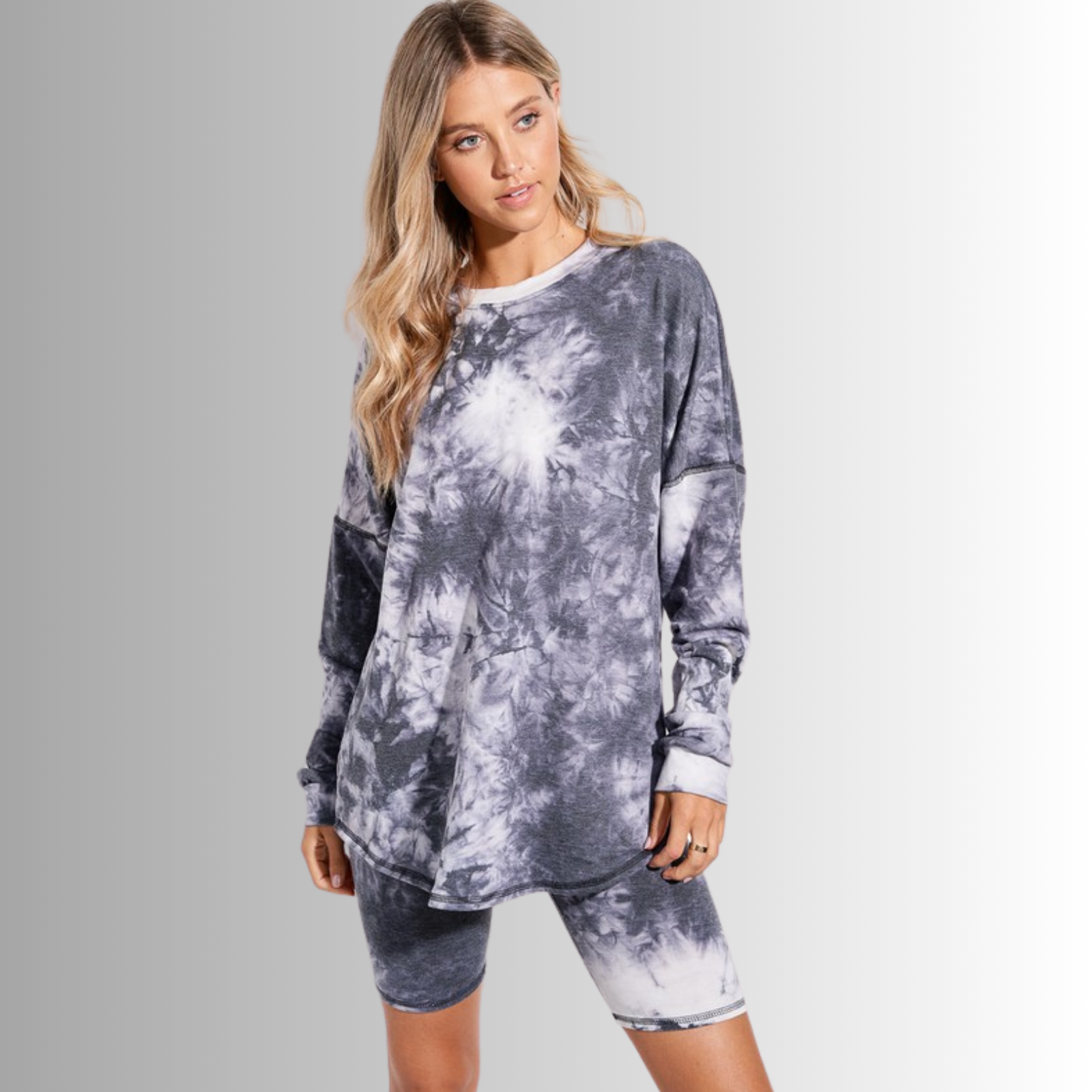 Soft Tie Dye Pajama Set for Women | 100% Cotton Loungewear Made in USA | Perfect for Sleepwear, Yoga & Relaxing at Home