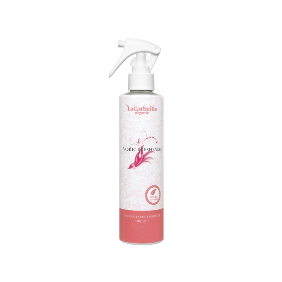Organic Laundry Fabric Freshener Spray - Antibacterial & Deodorizing - 200ml - Eliminate Odors & Refresh Clothes, Linens & Home Fabrics - Perfect for Travel, Gym Bags & Pet Areas
